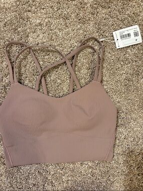 Lululemon like a cloud bra b/c * ribbed